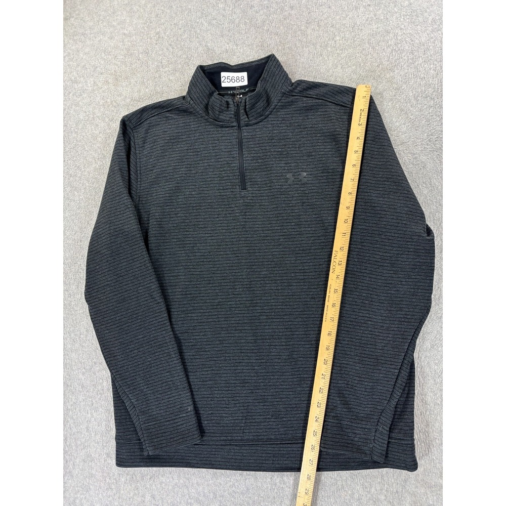 Under Armour STORM 1/4 Zip Midweight Golf Pullover (Men's XL) Gray - Picture 5 of 12
